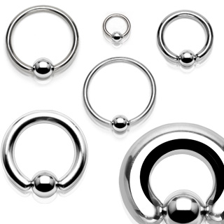 West Coast Jewelry Double Stars IP 316L Surgical Steel Lippy Loop//Eyebrow Ring Sold Ind.